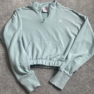 Gymshark Cropped 1/4 Zip Sweatshirt